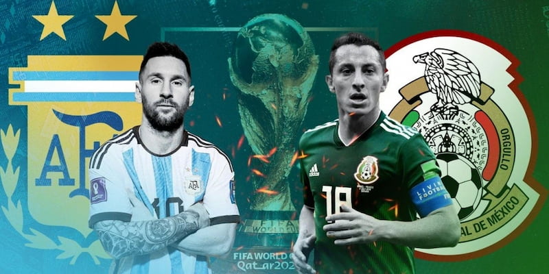 Cập nhật về lịch sử đối đầu Argentina vs Mexico cùng Cakhia