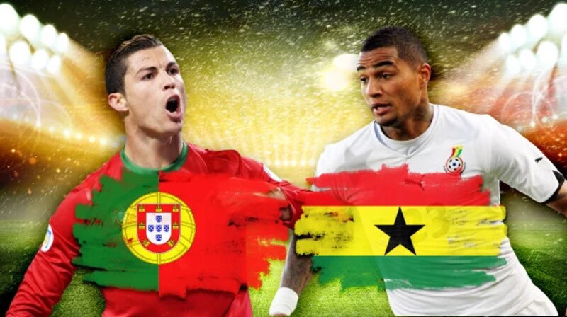Đội hình dự kiến của cả 2 đội bóng Bồ Đào Nha và Ghana