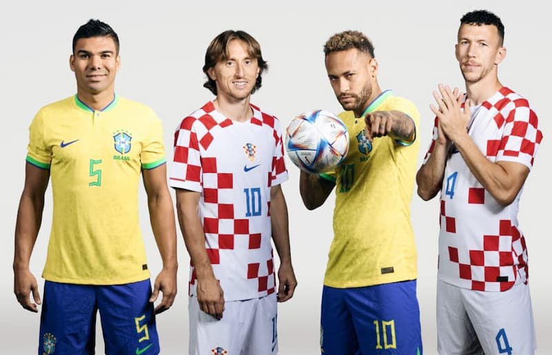 Các trận đấu lịch sử giữa hai đội bóng Brazil và Croatia
